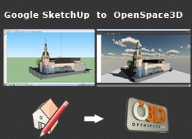 Use Sketchup models in OpenSpace3D