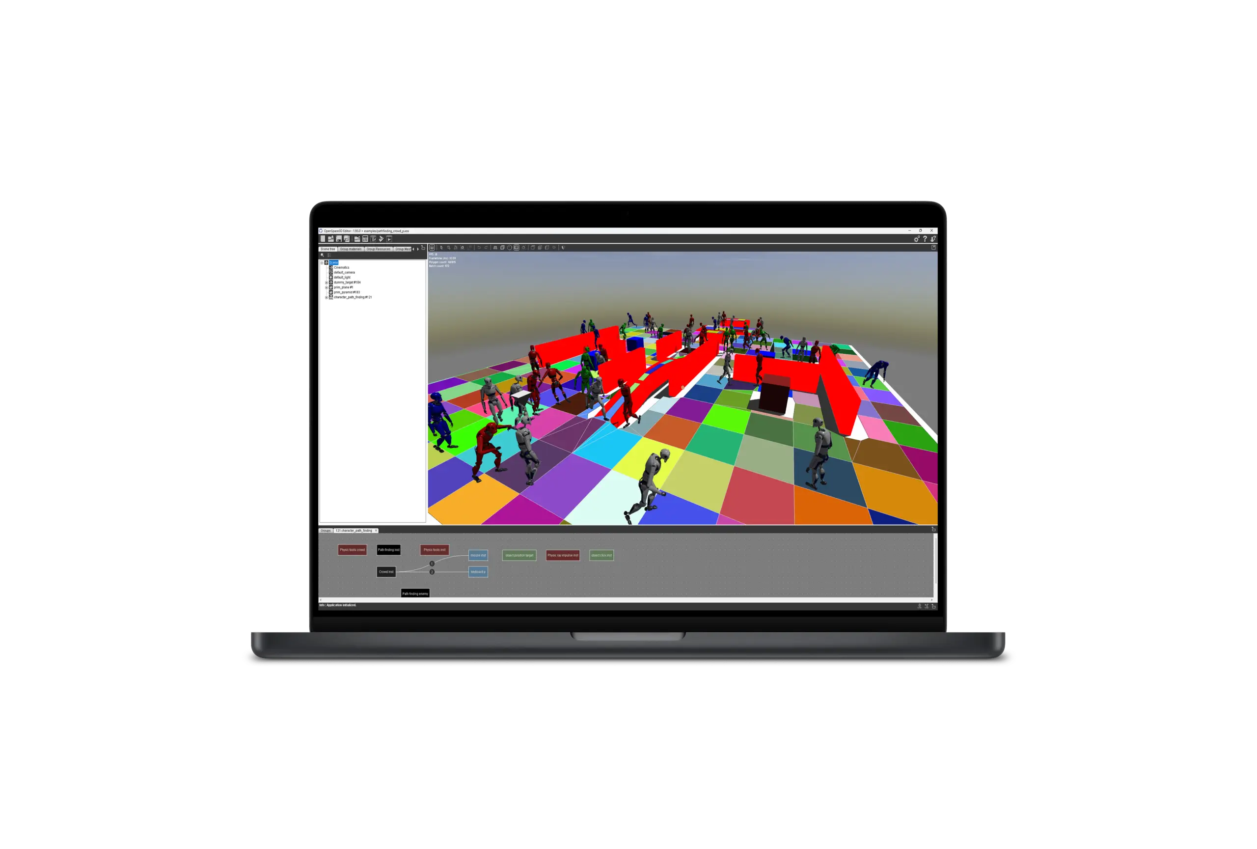 Découvrir et faire vos piers pas : Interface Openspace3D 2